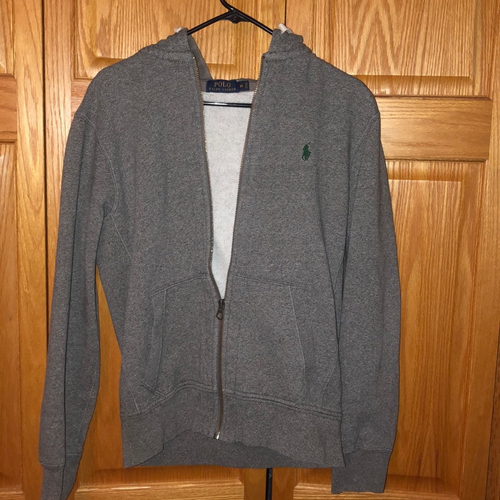 Polo zip up hoodie